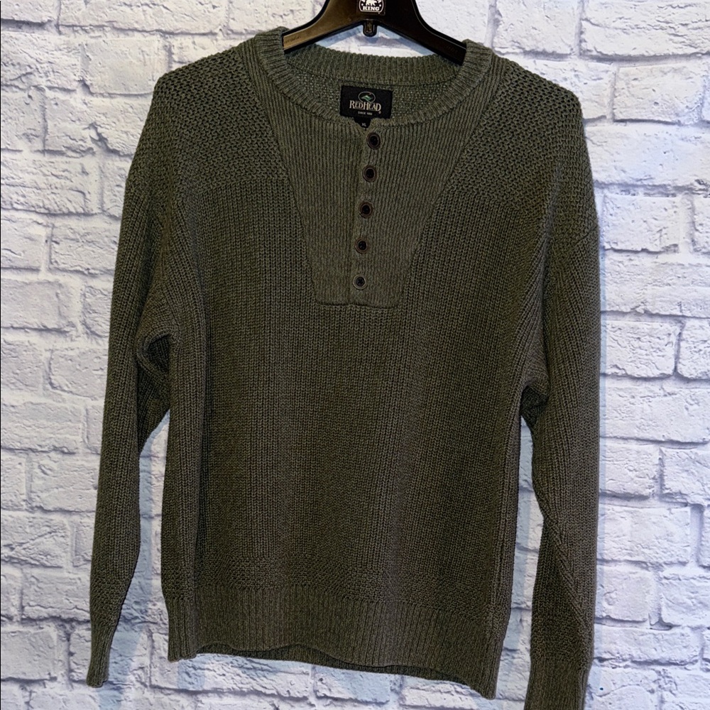 RedHead Men's Green Crewneck Sweater XL - Picture 1 of 8